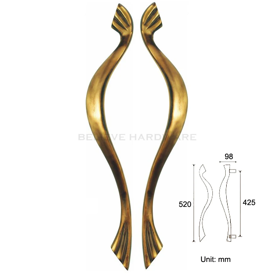 Solid Copper Cu+ Pull Handle PA-301 2