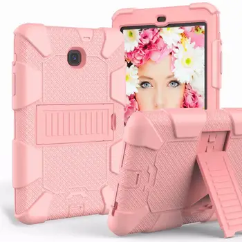 

Case For Samsung Galaxy Tab A 8.0 2018 T387 T387V Shock Proof full Body Cover Stand For Samsung T387 SM-T387 Case Capa Funda