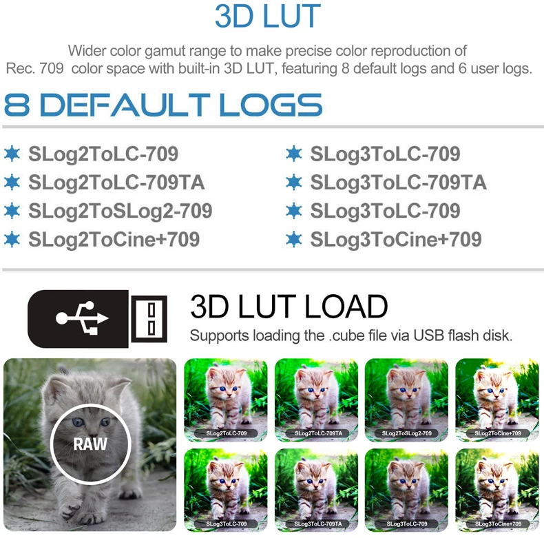 Lilliput A8 8.9 Inch Utra Slim IPS Full HD 1920x1200 4K HDMI 3D-LUT On-camera Video Field Monitor for DSLR Camera Video