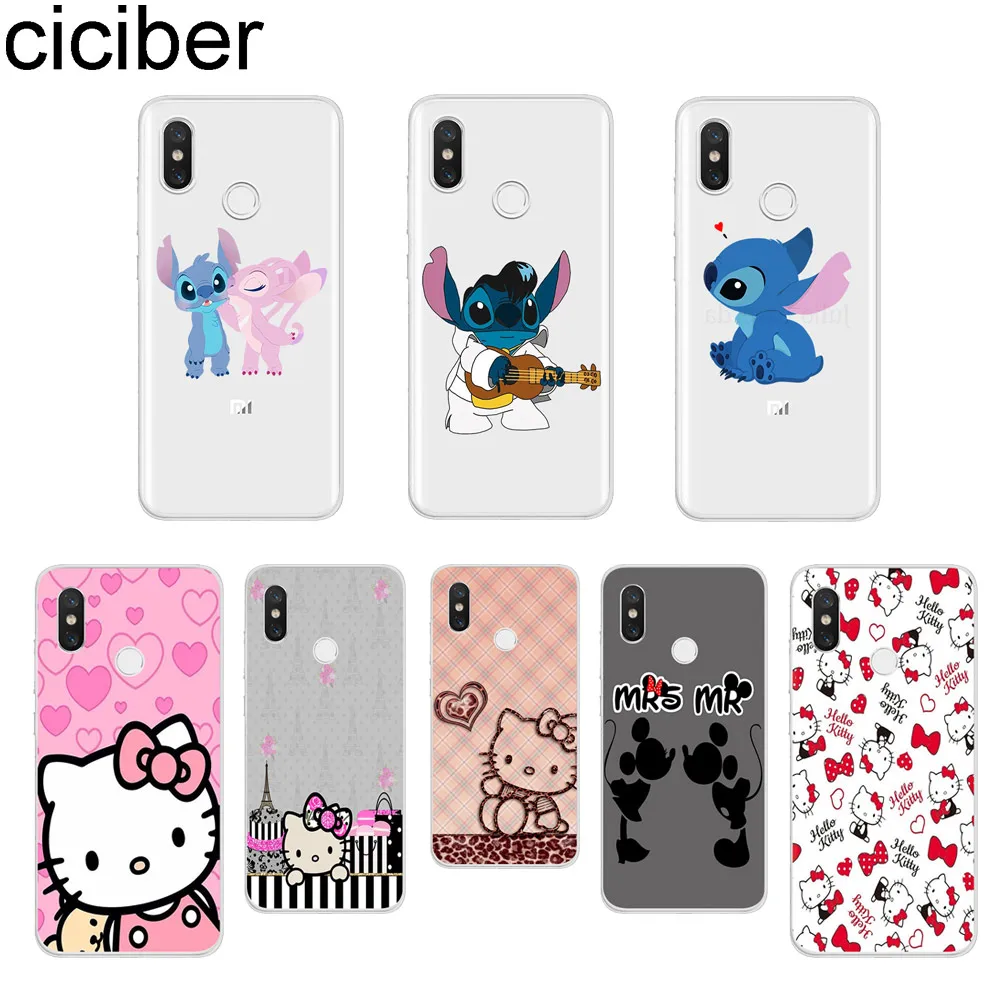

ciciber Cute Stitch for Xiaomi 9 8 A2 A1 6 5 X C S Plus Lite SE PocoPhone F1 Soft TPU Phone Cases for MIX MAX 3 2 1 S Pro Coque