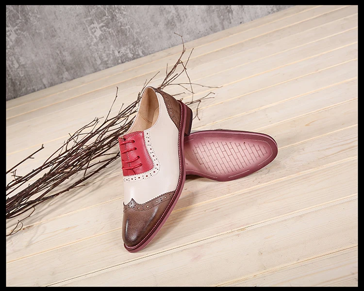 Роскошные брендовые туфли-оксфорды для женщин г. женские туфли дерби из натуральной кожи в европейском стиле, Новое поступление, женские повседневные броги на блочном каблуке