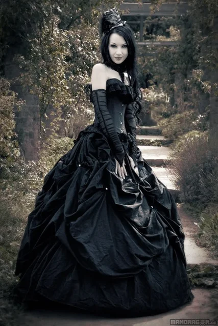 sin tirantes de tafetán corset top pick ups vestido de bola plisado