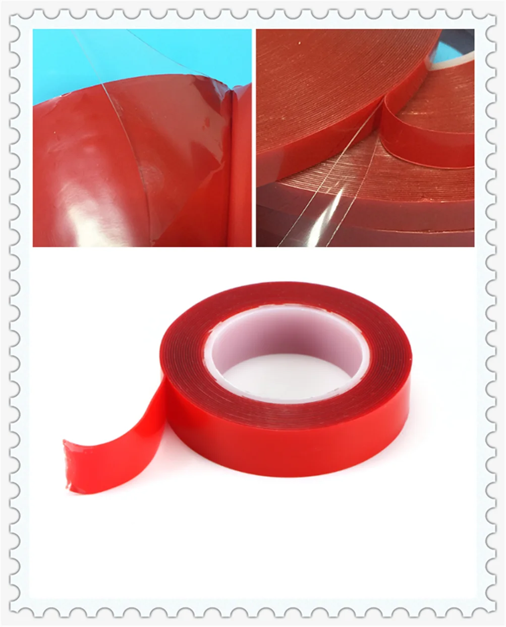 3M Car sticker repair heat-resistant double-sided tape multifunction for Fiat 500X Argo 500L 124 Tipo Qubo Panda Mobi