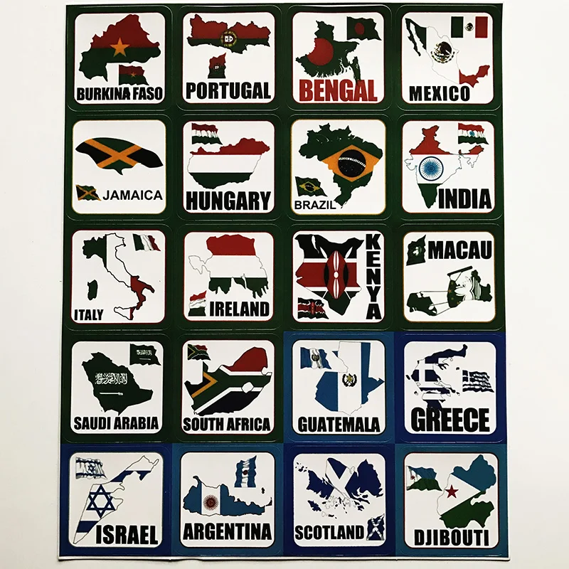 Pegatinas Apulia bandera bandera de 8 x 5 cm auto pegatinas sticker