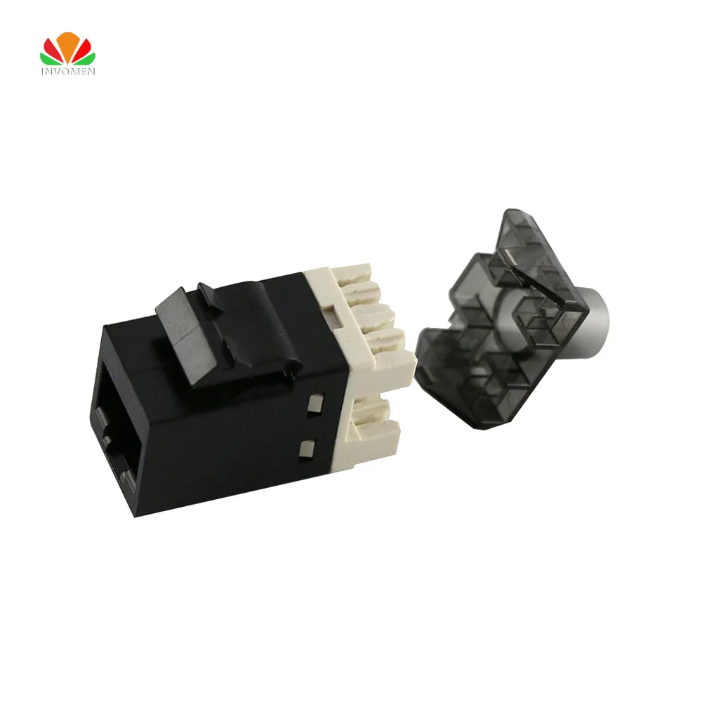 Módulo de Rede Utp Cat6 Conector Rj45 Soquete de Informaçoes Adaptador de Saída de de Cabo de Computador Adaptador io Keystone Jack