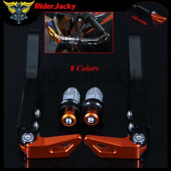 

7/8" Adjustable Motorcycle HandleBar Grip Motorbike Brake Clutch Lever Protector Guard For KTM 1290 Super Duke R/GT 990 SMR/SMT