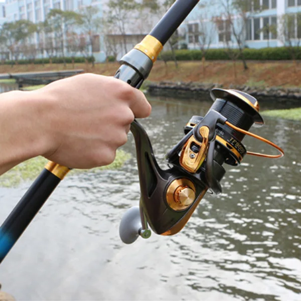 

New 13BB Metal Left/Right Interchangeable Spinning Fishing Reel 4.6:1 Ratio High Speed Wheel FK88