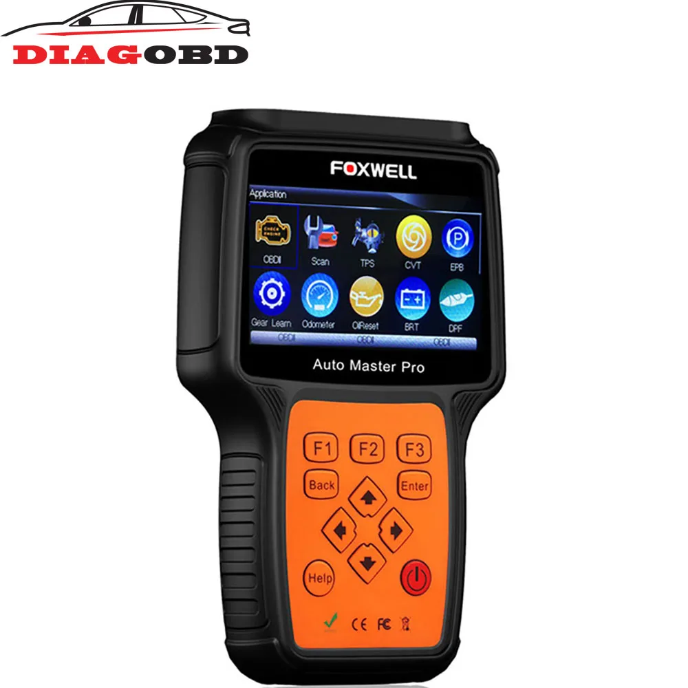 FOXWELL NT644 PRO полный системы OBD OBD2 диагностический инструмент DPF регенерации TPS