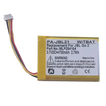 

New 3.7V 730mAh Li-Polymer Battery for JBL GO 2 Bluetooth Speaker Battery Rechargeable Accumulator pack Replacement MLP284154