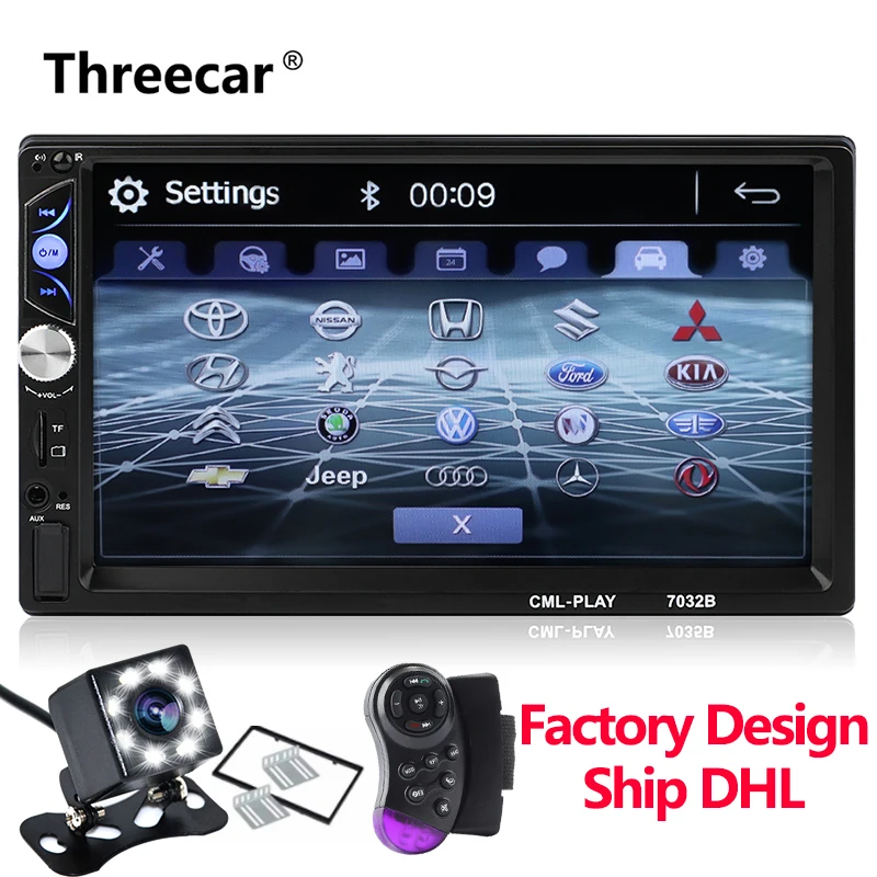 Buy car audio 2 Din 7 inch LCD Touch screen autoradio