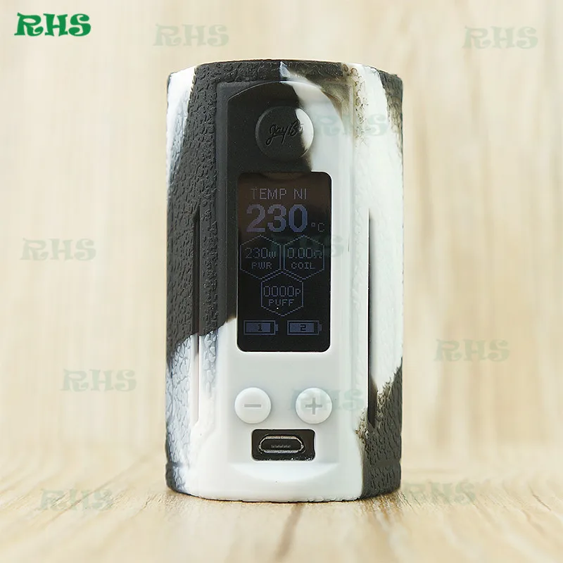 20 шт./лот оптовая цена силиконовый защитный чехол для Wismec RX Gen3 Dual 230 W бесплатная