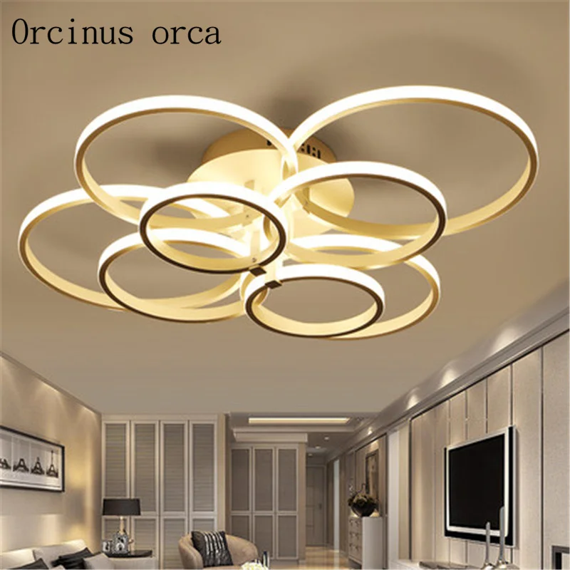 

Stepless adjustable brightness and adjustable color LED acrylic ceiling lamps, 4 head, 6 head, 8 head, LED ceiling light