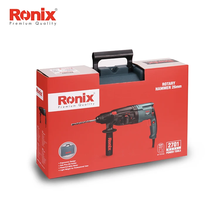 Ronix New 220V 800W Rotary Hammer 26mm Elecreic Hammer Dill Model 2701
