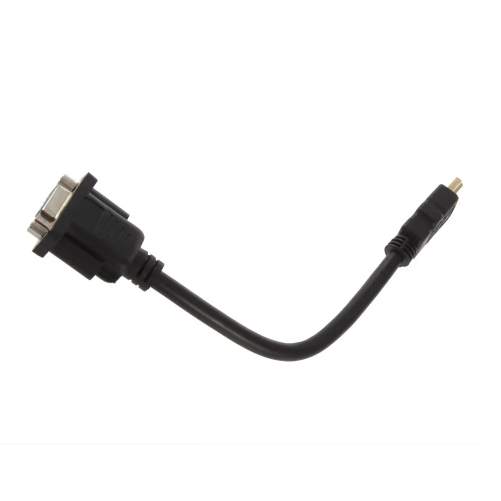 HDMI мужчина к VGA d-sub 15 контактов Женский видео AV адаптер конвертер кабель для Набор для HDTV-Топ