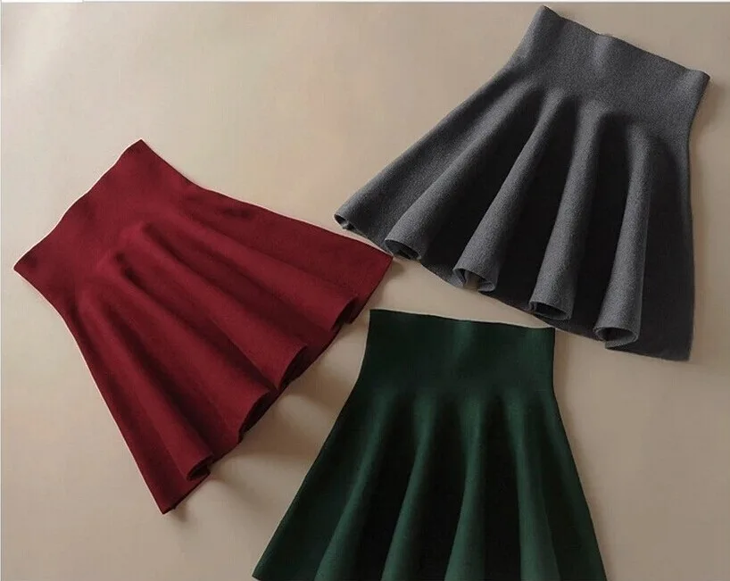 Трикотажная мини-юбка для бега, сексуальная школьная плиссированная, весна-лето, уличная одежда из хлопка, клетчатые черные красные юбки с высокой талией