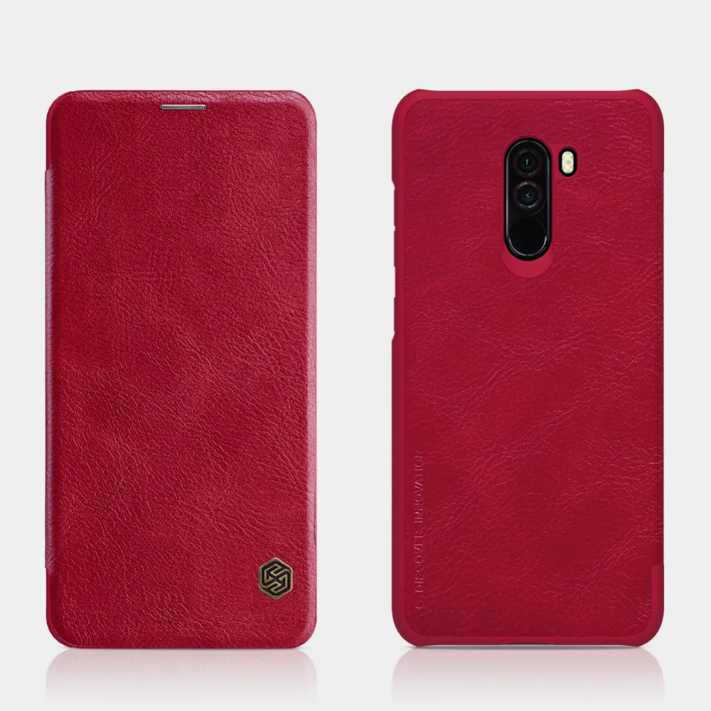 Чехол NILLKIN для xiaomi poco f1 6 18 дюймов Винтажный чехол Qin с откидной крышкой кошелек из