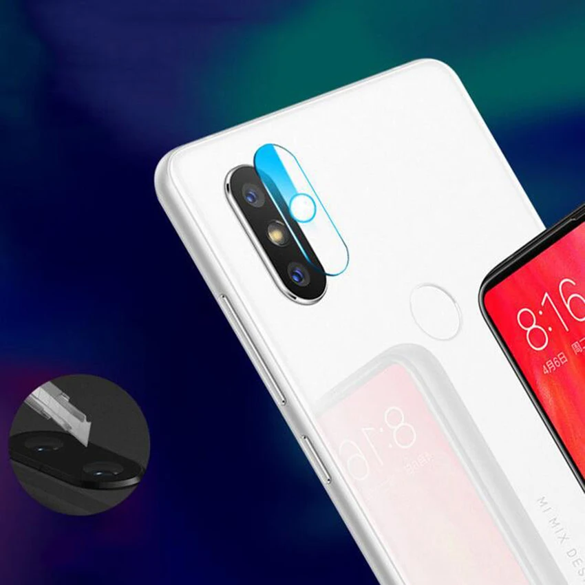 Back Camera Lens Protective Transparent Tempered Glass Protector Film For XiaoMi 8 MI8 2018