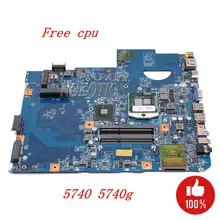 Материнская плата NOKOTION MBPM601002 48.4GD01.01M для ноутбука ACER 5740, материнская плата hm55 ddr3, полный тест, бесплатный процессор