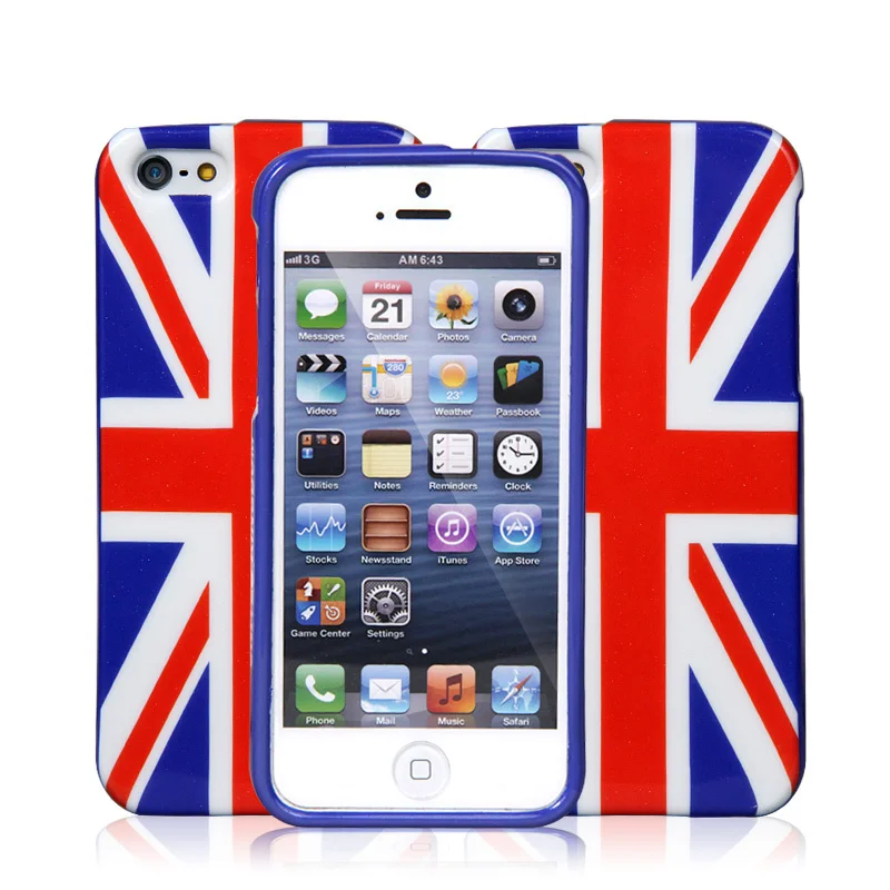 2014 New back cover for iphone 5s Soft Case with UK