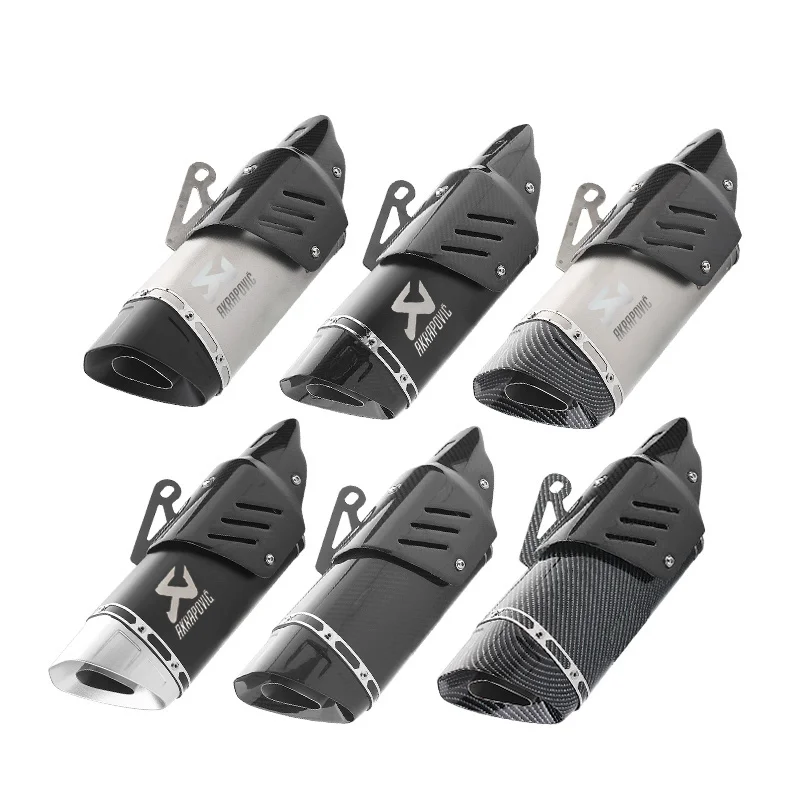 Akrapovic выхлопная универсальная 51 мм Модифицированная мото rcycle труба глушитель для