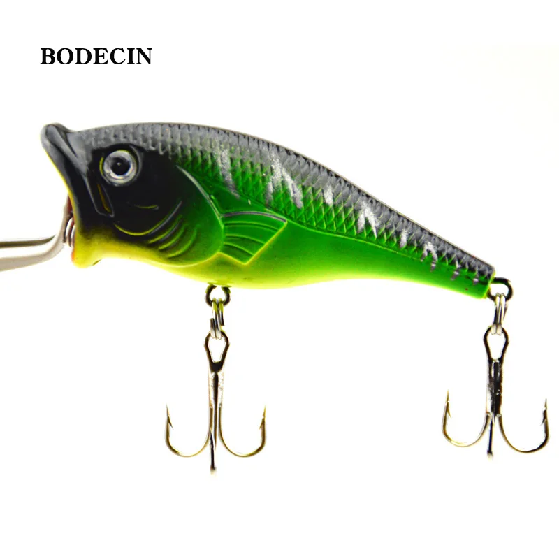 

Popper Fishing Tackle Hooks Wobblers Artificial Lure Hard Lures Wobbler Laser Bait Float Fake Baits For Fish Peche Fly 3d Eyes