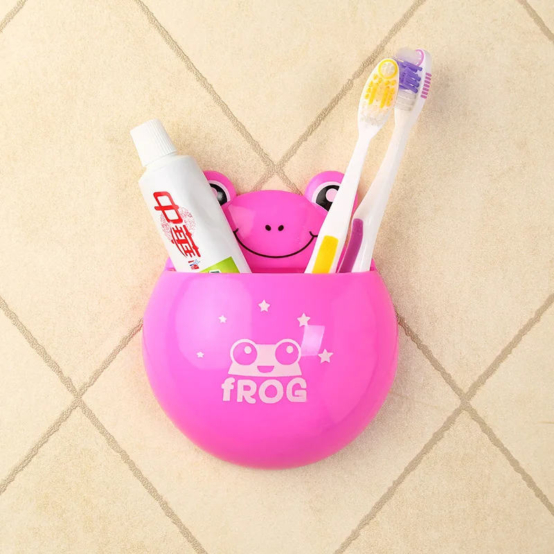 

Tooth Brush Contain Baby Care Cartoon Animal Shape Holder Sucker Suction Hooks Set Hanging Baby Toothbrush Holder Towels Etc