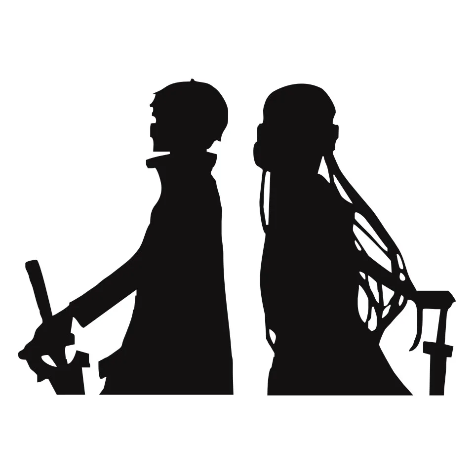 Anycuros Sword Art Online(Sao) Kirito Asuna Car Sticker Car Accessories 14.2cm10 (5)