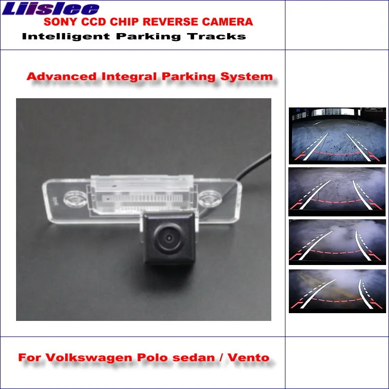 Liislee камера заднего вида с динамическим наведения для VW Polo Sedan / Vento 2011 580 TV Lines HD 860