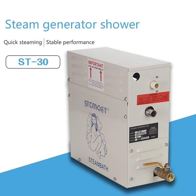

Steam generator shower 220V / 380V household steam engine sauna SPA steam shower digital controller [ST-30]