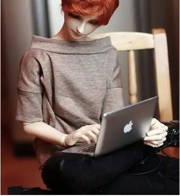 Special Price NEW doll house accessories BJD scene MINI laptop computer simulation notebook for blyth doll accessories mac book air mirror