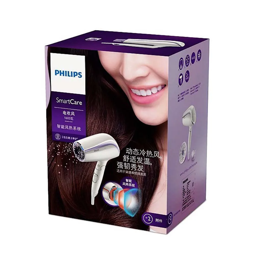 Philips Фен BHC203/05 дома отрицательных ионов Уход за волосами с высокой мощности