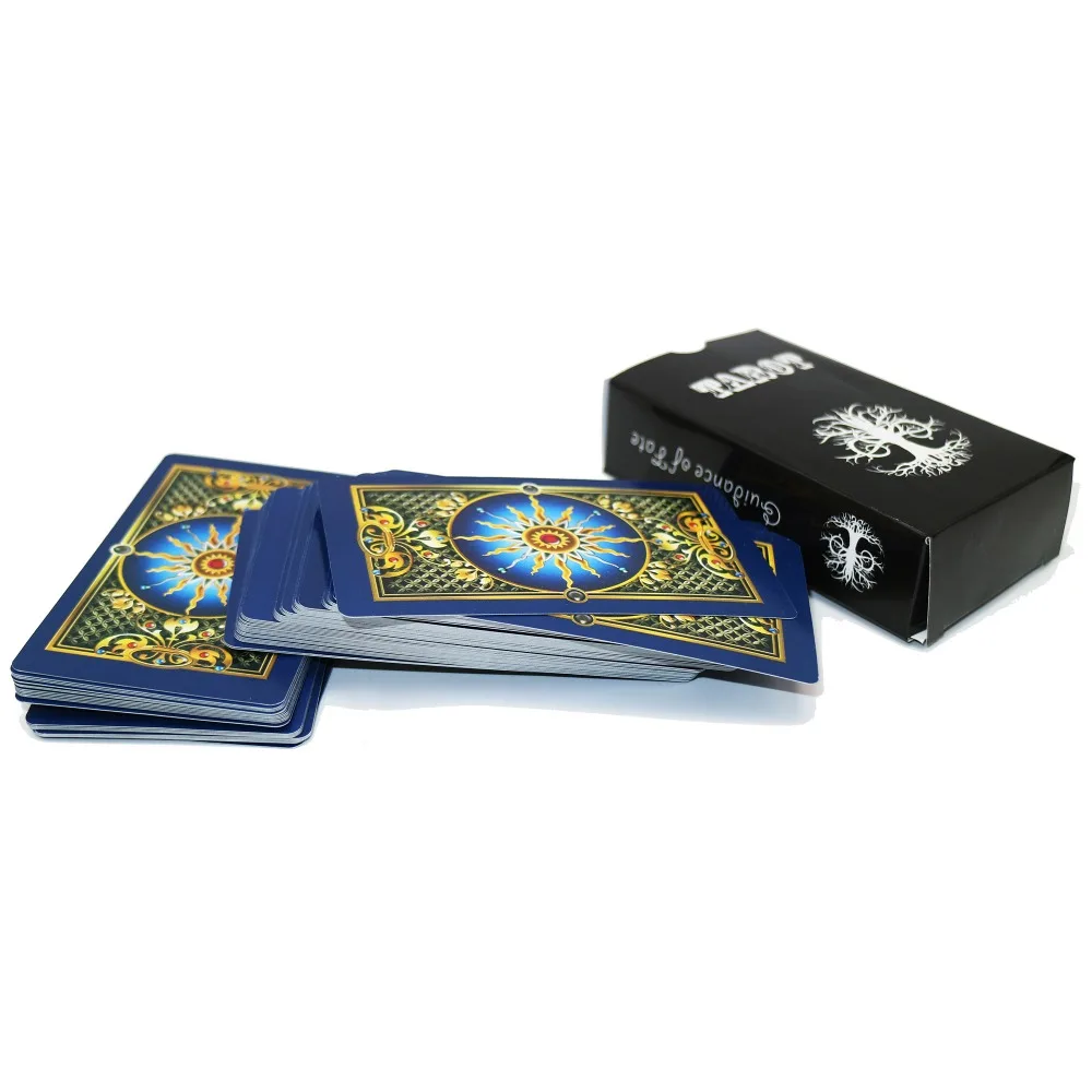 Новая карточная игра золотые карты Таро колода mystery яркое гадание fate tarot игра для женщин настольная игра