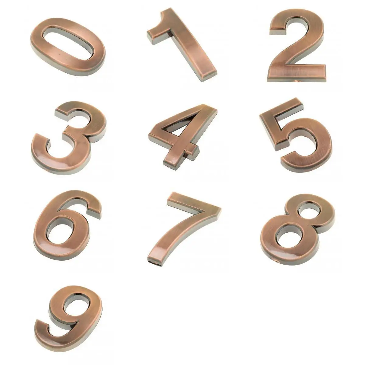 Door Number Room Plate Home Office Hotel Door Address Number 0--9 Signs, Vintage Style