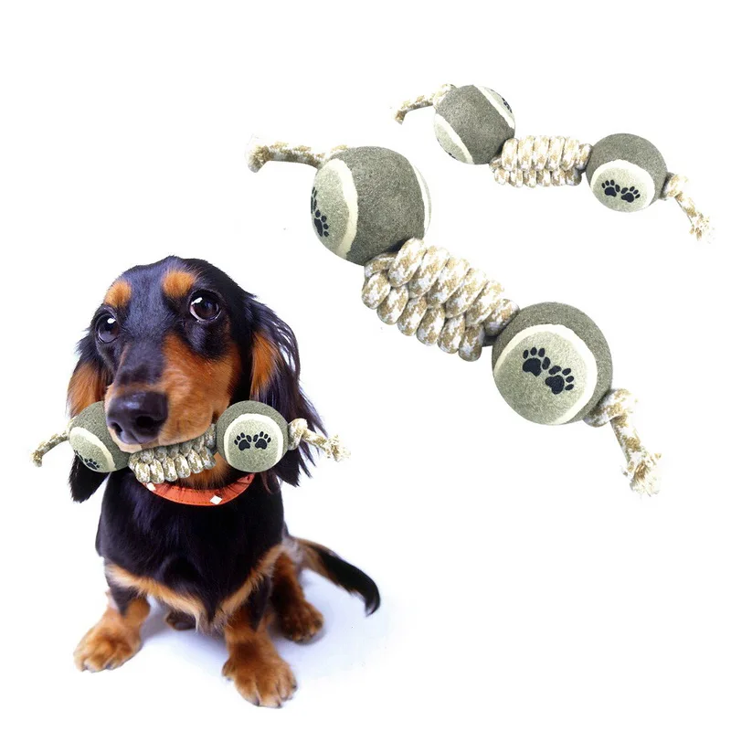 Щенок игрушки-Жвачки на веревке для собак жевать зубочистка на открытом воздухе игрушки для тренировки для малых и средних поводок для