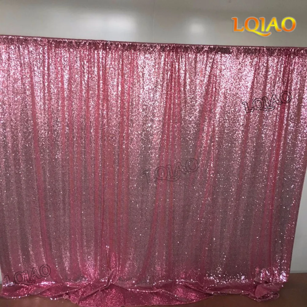 Pink Gold Sequin Backdrop-003