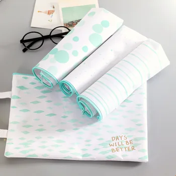 

1pc A4 Kawaii Cartoon Natural Oxford File Folder Document Filing Bag Stationery Bag Promotional Gift Stationery 23.5*32cm