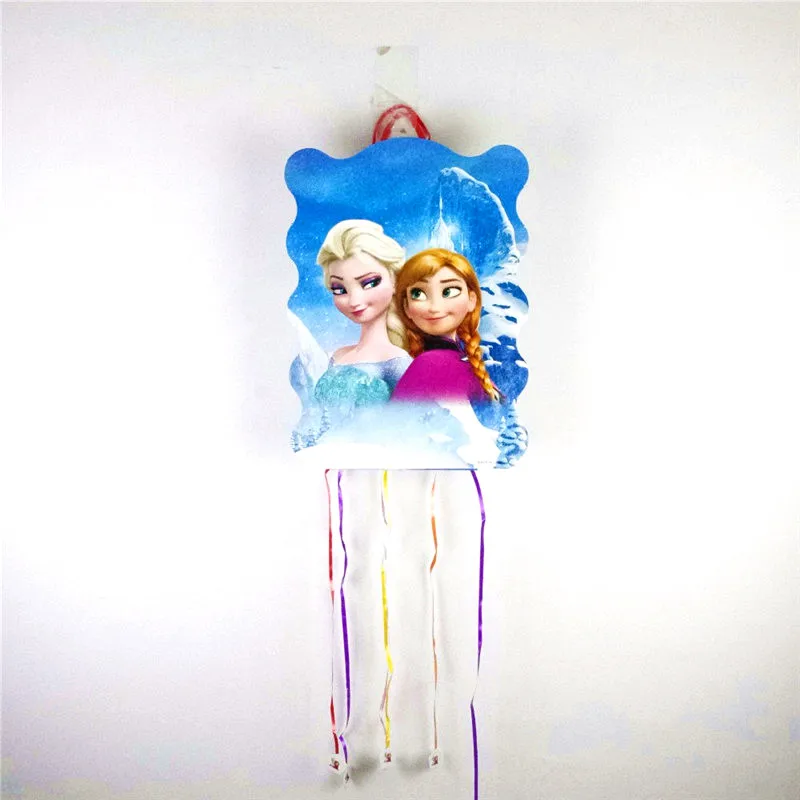 

1Pcs/Lot Princess Elsa Anna Folding Pinata Children's Day Game Decoration Funny Birthday Party Supplies Design Theme Pinata
