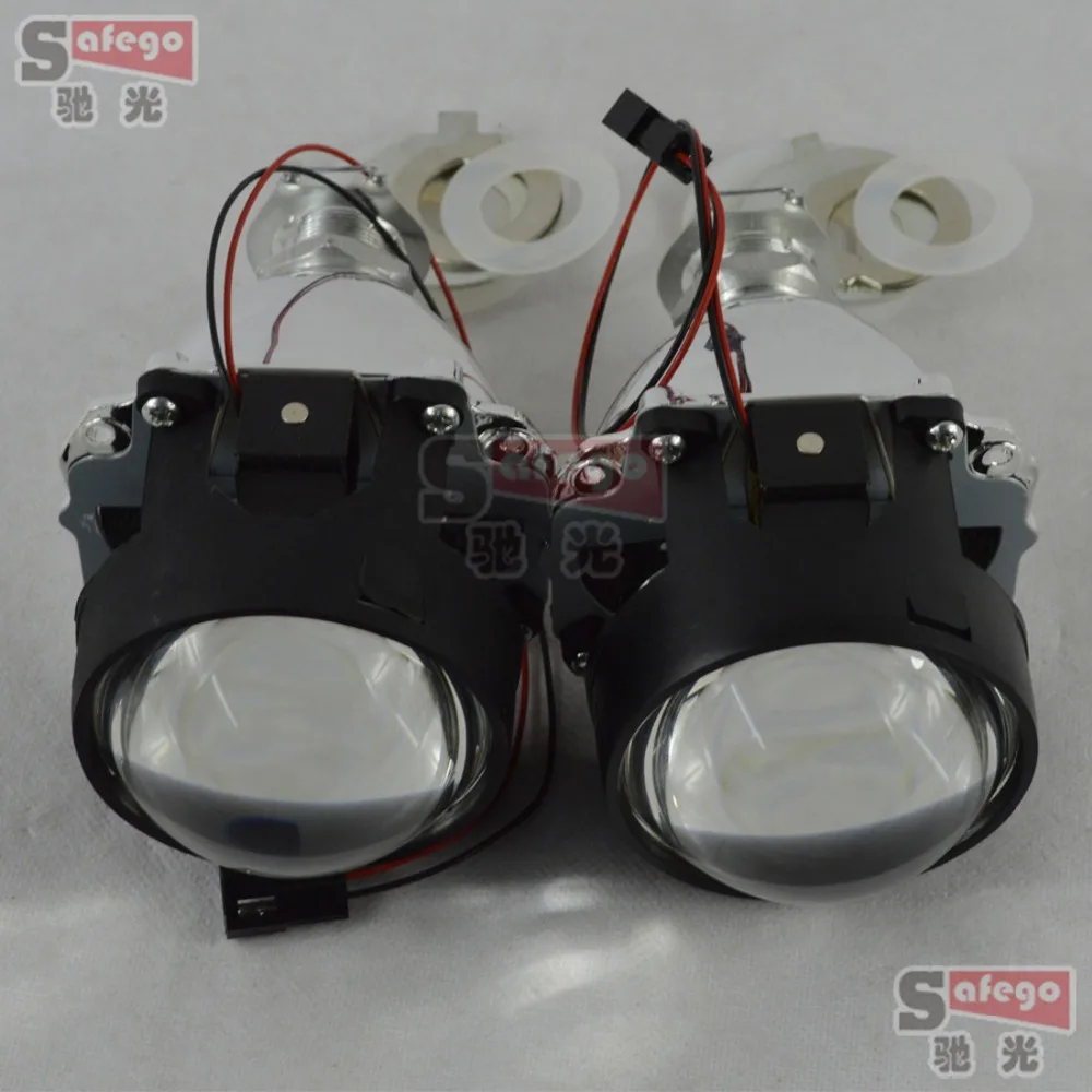 

1pair car projector lens WST 2.5inch h1 bixenon projector lens using h1 xenon lamp projector bi xenon car projector light lens