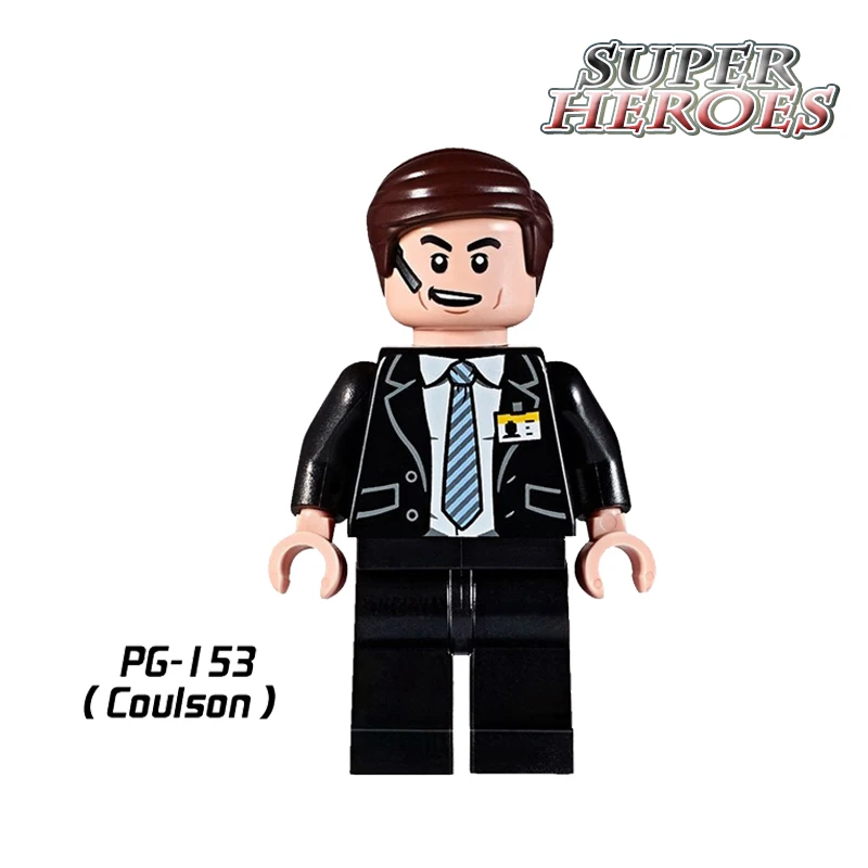 

Coulson Building Blocks PG153 Iron Man Super Heroes Starwars Diy figures Bricks Set Education Learning Kids DIY Toys PG8040