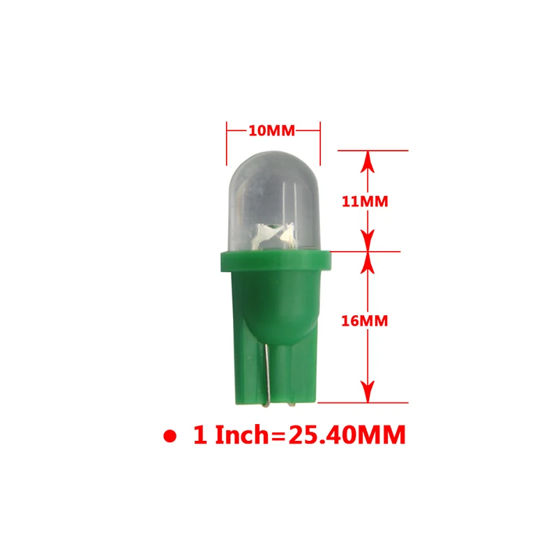 

100pcs clear Lens pinball DC6.3V Non ghosting LED #1847 #1893 #44 #47 BA9S T4W T11 pinball led bulb for pinbal machine lights