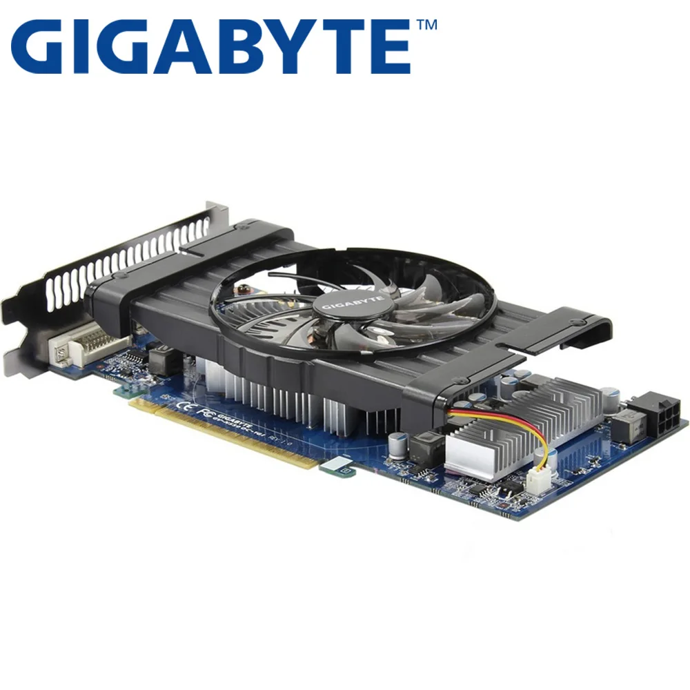 Оригинальная графическая карта GIGABYTE GTX 550 Ti 1 ГБ бит GDDR5 видеокарты для nVIDIA Geforce 550Ti