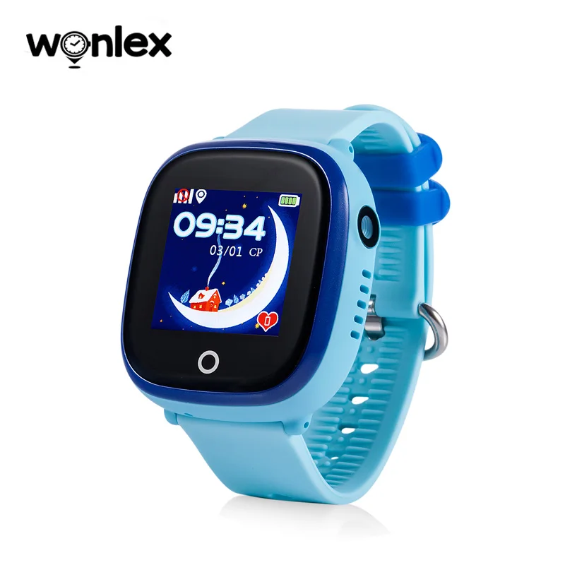 Wonlex GW400X Детские умные часы с двойной камерой водонепроницаемые IP67 GSM GPS анти