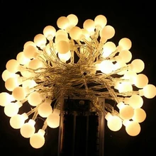 Строка праздник огней 5 М 50led 3 М 30led 10 м 80led АА батареи работают светодиодные открытый Партия Рождественские украшения свет строка
