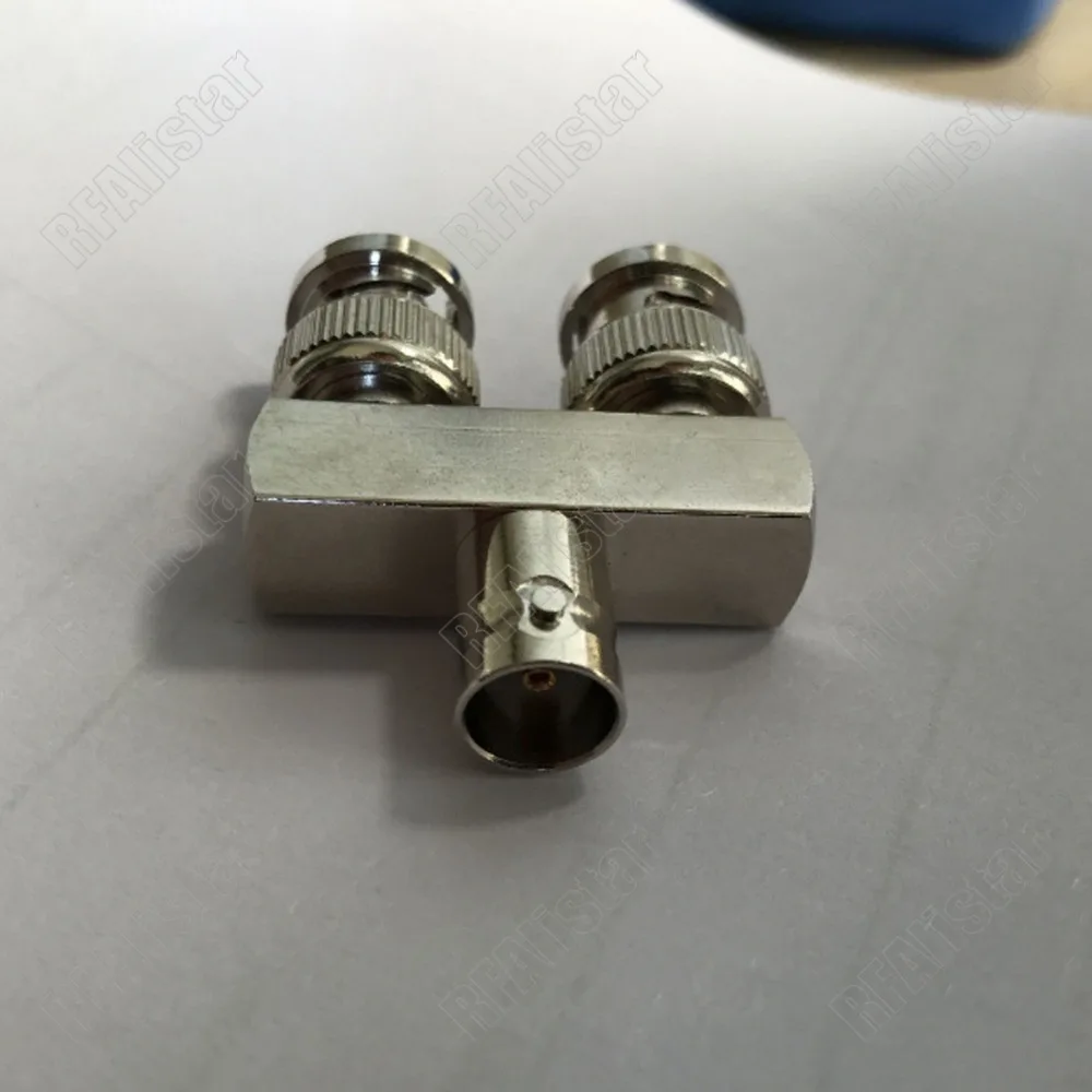 500 шт. адаптер 2x BNC штекер к гнезду &quotT&quot Тип Y зерна 75ohm латунь RF коаксиальный