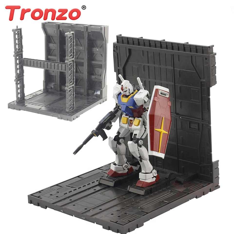 Tronzo экшн-фигурка, аксессуары, универсальный ангар Gundam, модель, рисунок, дисплей, гараж, коллекция роботов, сборная фигурка, игрушки