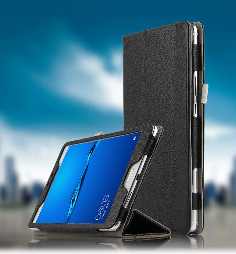 

Cowhide Case for Huawei MediaPad M3 Lite 8.0 Genuine Leather Filp Stand Smart Case Funda Cover for Huawei CPN-L09 W09 AL00 8''