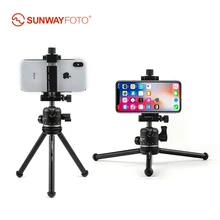 SUNWAYFOTO T1A11 II Профессиональный мини планшет Настольный штатив подставка для мини камеры тренога для смартфонов DLSR с креплением аксессуары RRS