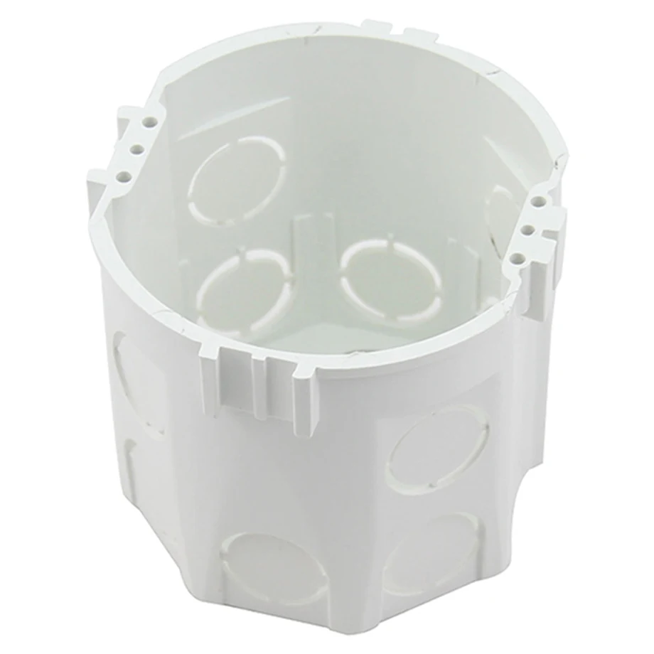 

EU Standard Wall Switch Installation wiring Box, Plastic Materials,Mount Back Box Wall socket Box Mounting Box