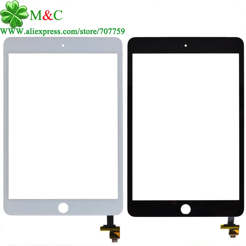 

20pcs Tested Touch Panel For iPad Mini 3 Mini3 Touch Screen Digitizer Panel Assembly with IC & Adhesive Sticker by DHL EMS