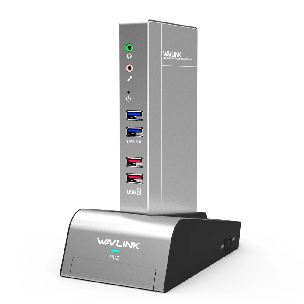Wavlink usb 3.0 Universal Docking Station dual video HDD & SSD Gehäuse Basis unterstützung dvi/hdmi